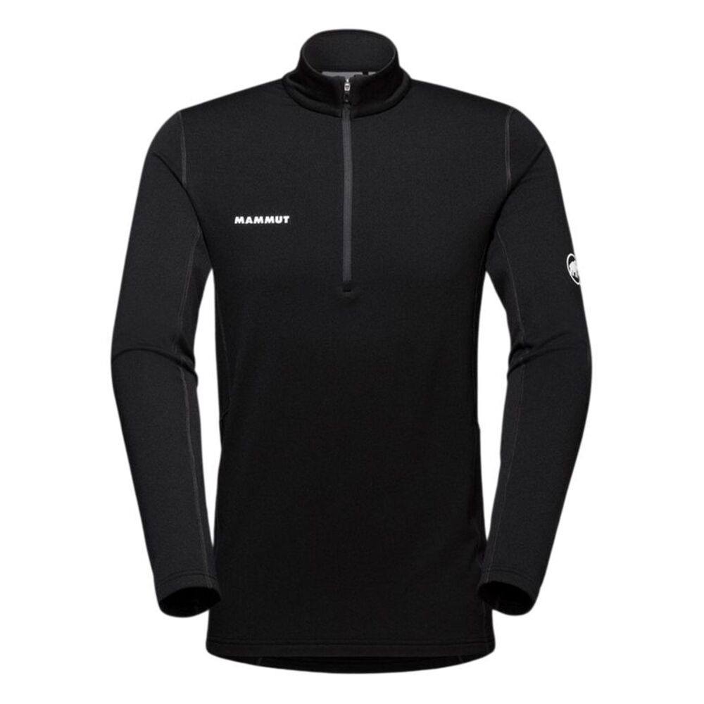 Mammut Mens Aener Quarter Zip Slim Fleece / Black